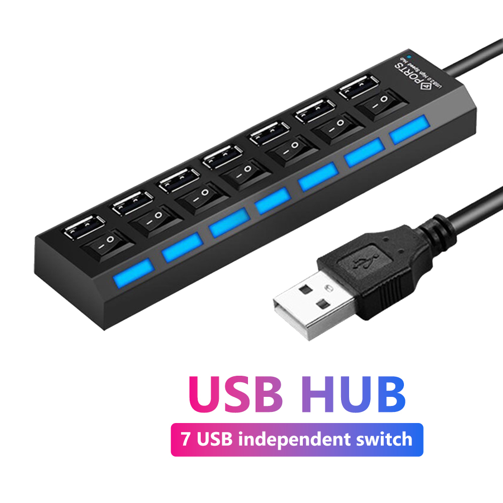 Usb Hub 7 Port - USB 2.0 Hub đa USB Splitter