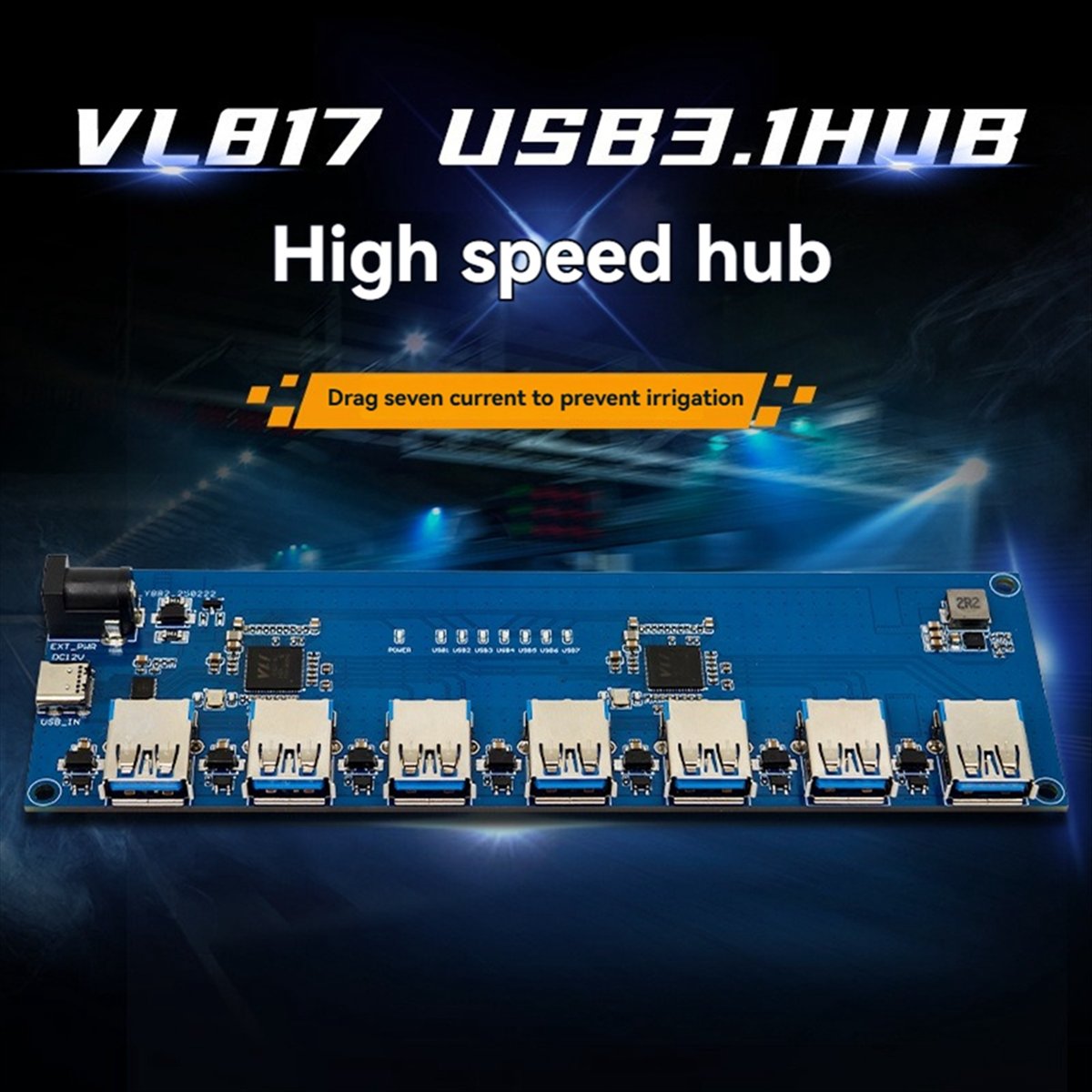 Usb Hub 7 Port - AAAE VL817 USB3.1 HUB Module High-Speed