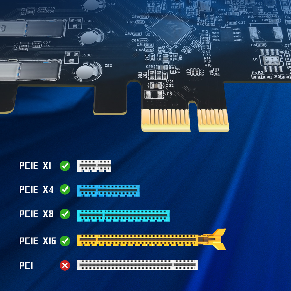 MAIWO USB 3.0 PCI-E Expansion  - đánh giá và giá Usb Hub 7 Port