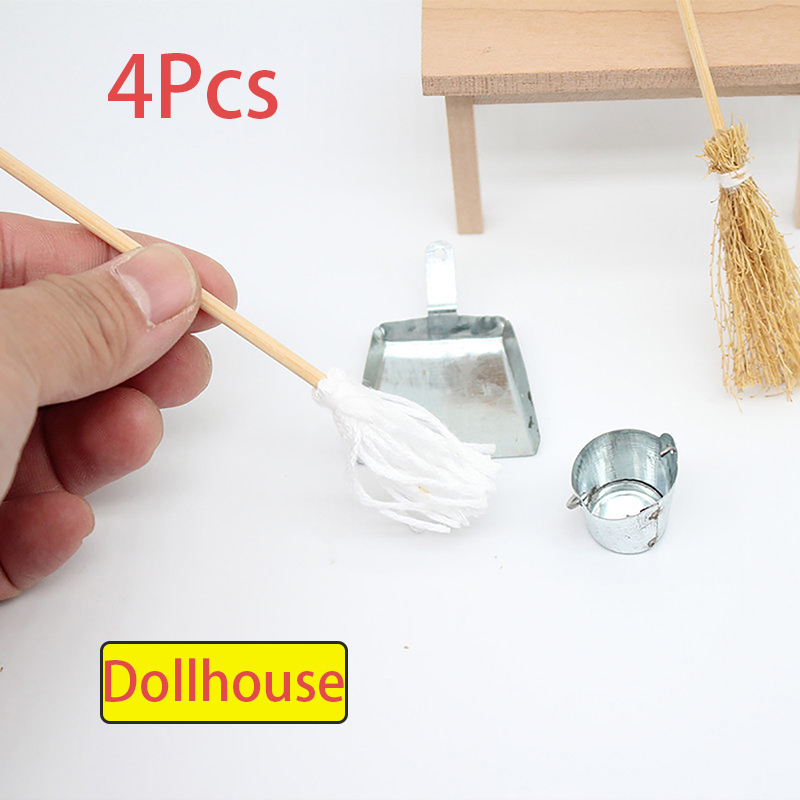 1/12 Dollhouse Broom Dustpan M - đánh giá và giá Tech House Accessories