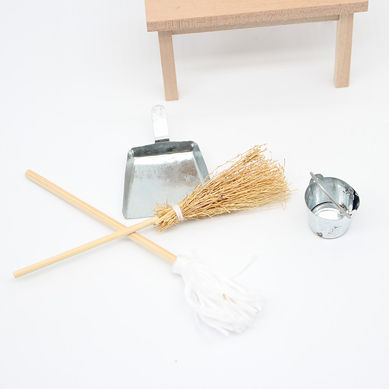 1/12 Dollhouse Broom Dustpan M - đánh giá và giá Tech House Accessories