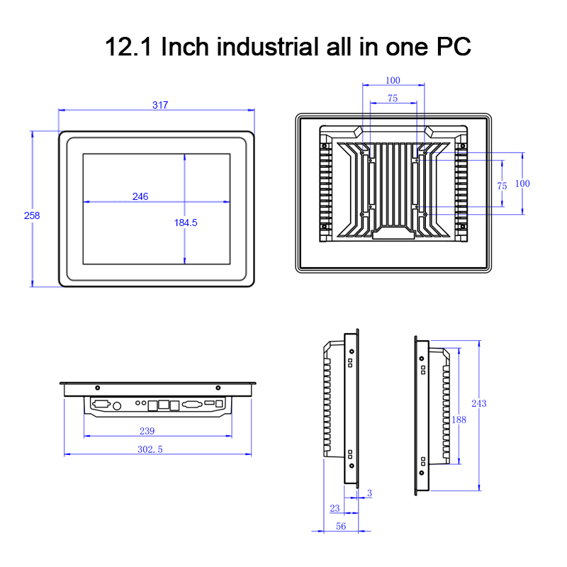 12.1 Inch Capacitive Touch Scr - đánh giá và giá Intel Cpu Core I5