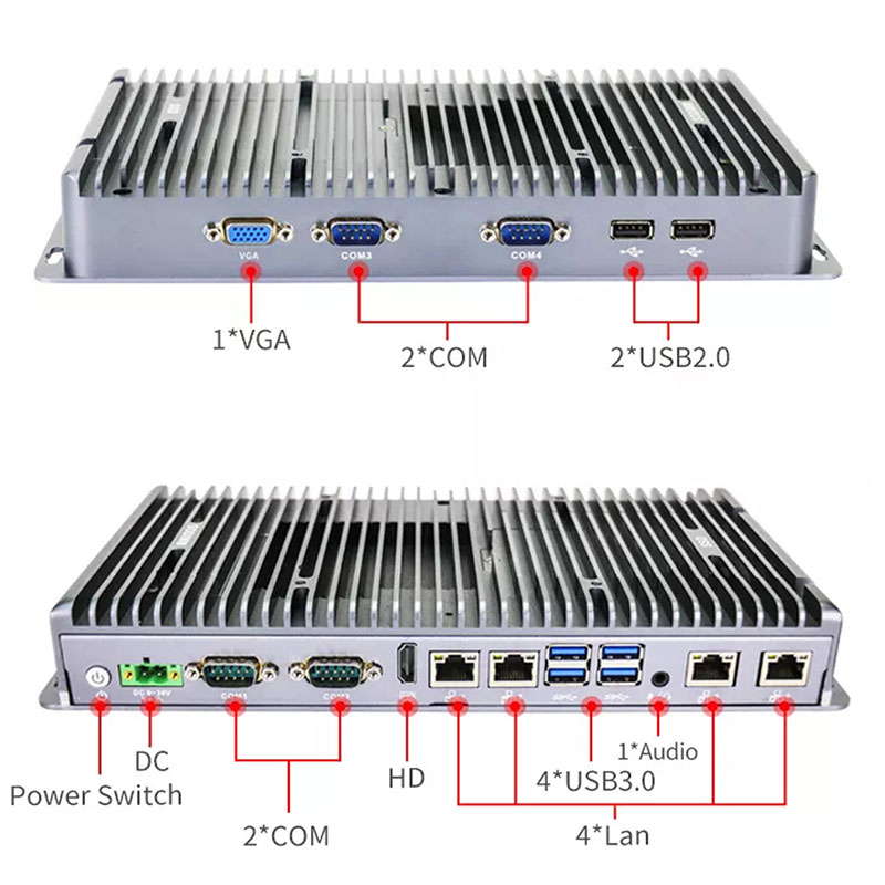 Partaker Fanless Mini PC Indus - đánh giá và giá Intel Cpu Core I5