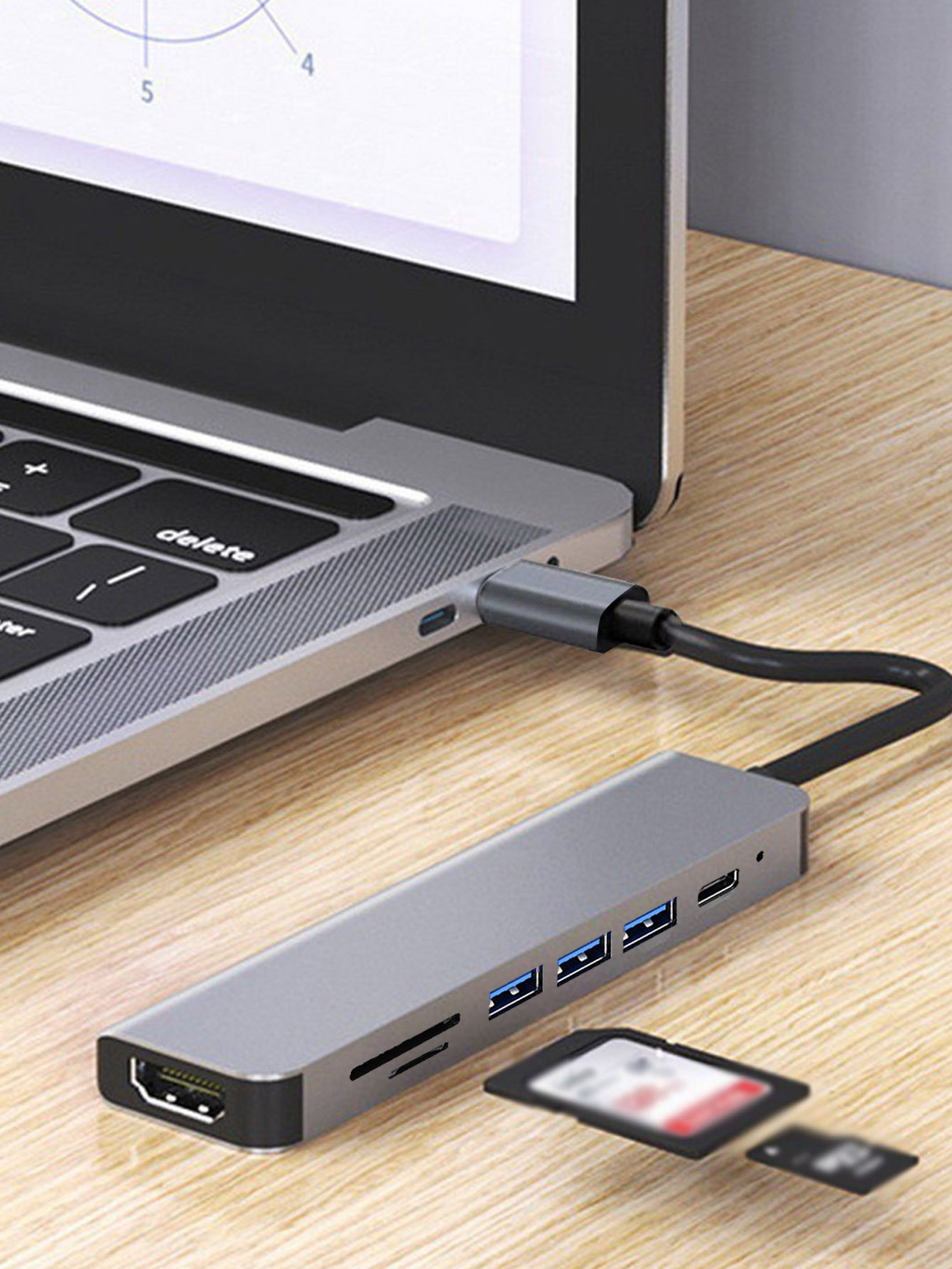 Cross-border 7-in-1 USB Hub wi - đánh giá và giá Usb Hub 7 Port
