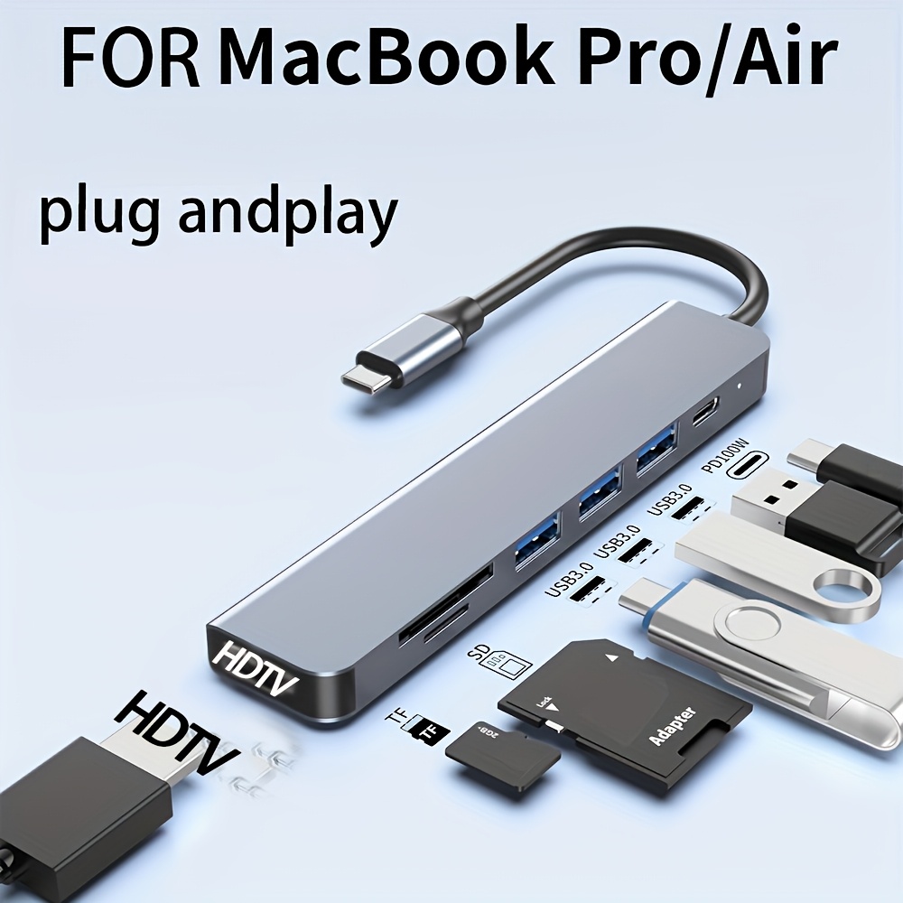 7 in 1 USB C Hub to 4K HDMI-Co - đánh giá và giá Usb Hub 7 Port