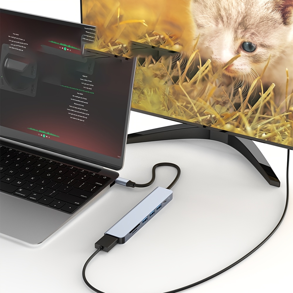 7 in 1 USB C Hub to 4K HDMI-Co - đánh giá và giá Usb Hub 7 Port