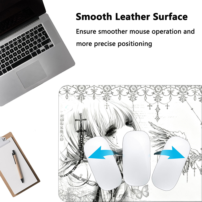 Leather Mousepad Black White A - đánh giá và giá Tech Gaming Accessories